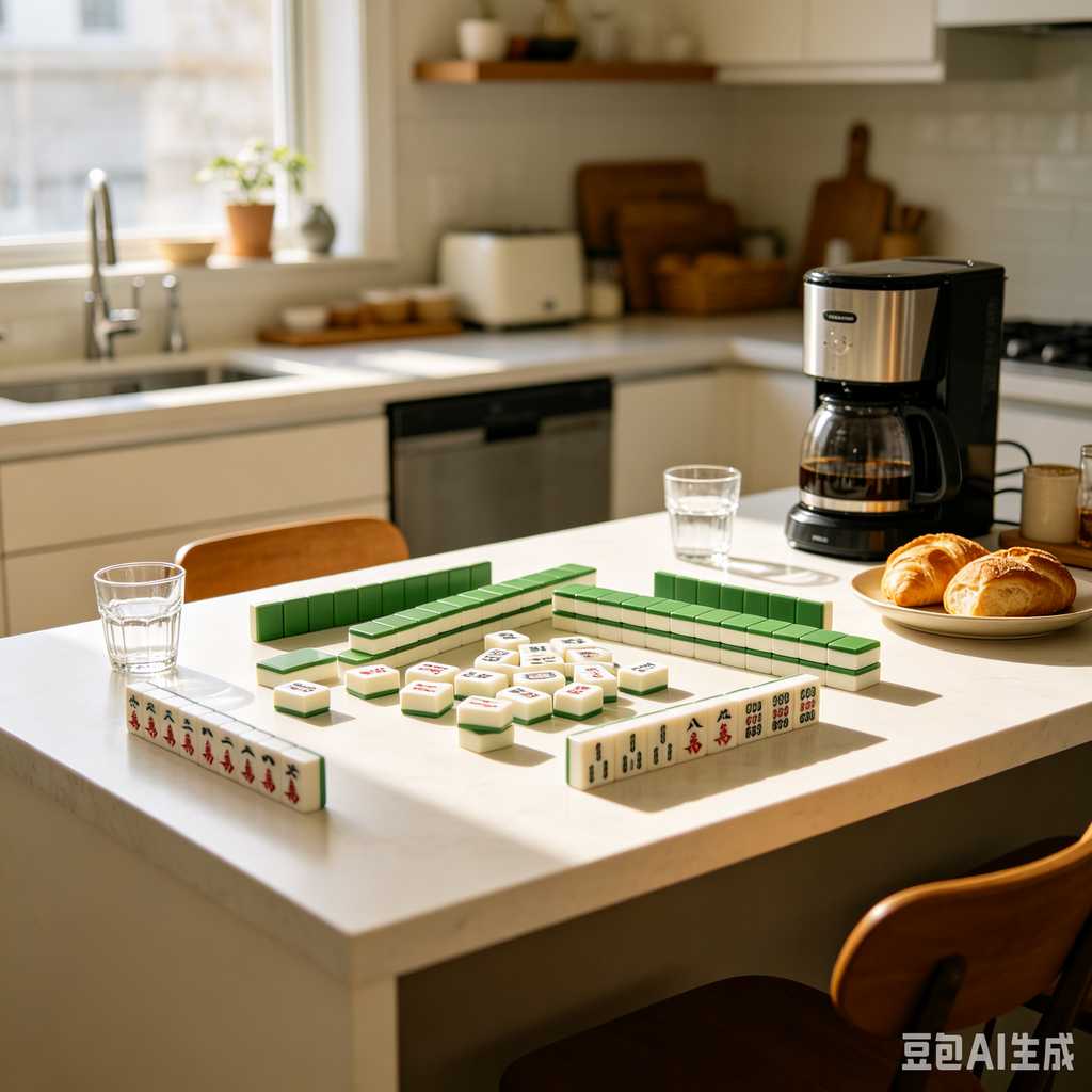 simulated ivory mahjong set