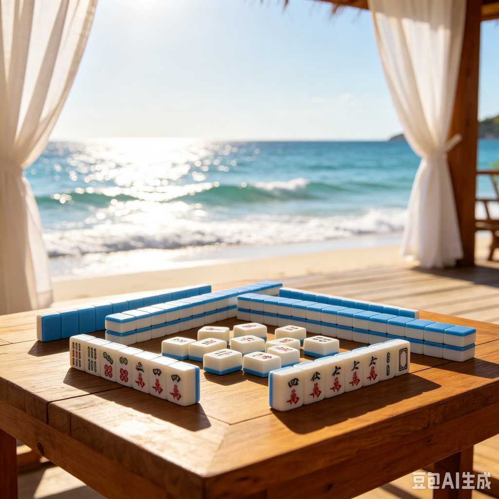 transparent mini mahjong set
